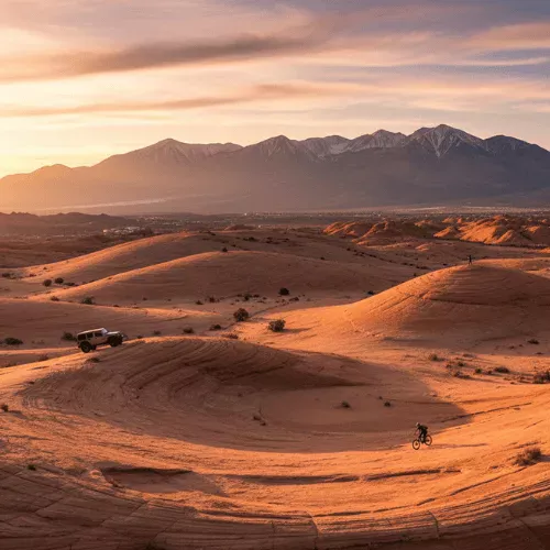 Sand Flats in Moab: Slickrock, Sunrise Ridges & Your Tiny Home Basecamp