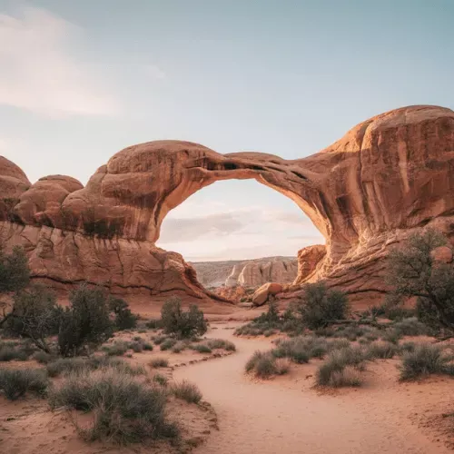 Pine Tree Arch in Moab: Framed in Stone & Your Tiny Home Basecamp