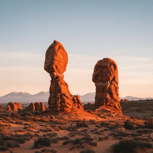 Balanced Rock in Moab: Sunset Stop + Your Tiny Home Basecamp